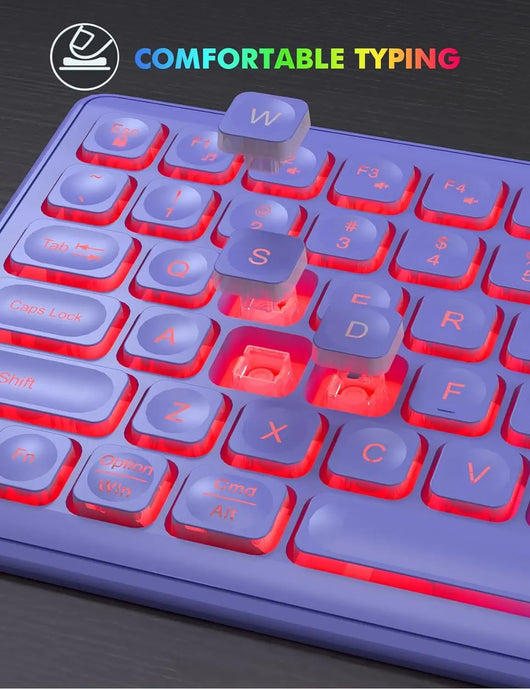 Teclado y Ratón Inalámbricos con Retroiluminación 24g Recargables - Image 35