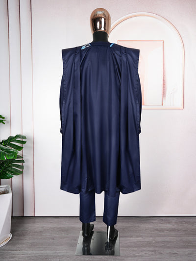 Traje de Tres Piezas Ejecutivo con Bordado para Hombre - Image 37