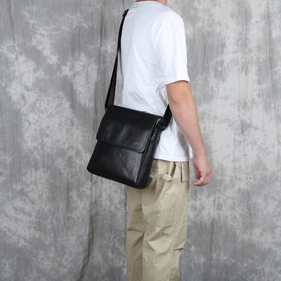 Mochila Ejecutiva de Cuero Genuino con Bolsa Crossbody Vertical de Alta Capacidad - Image 26