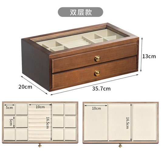 Joyero de Madera Maciza Lujo Multicapas Diseño Minimalista - Image 17
