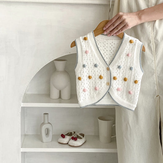 Chaleco Cardigan de Algodón para Bebé - Suéter Cómodo y Versátil - Image 27