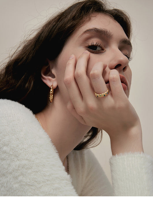 Aretes Anillo Cielo Estrellado - Inspiración Arte Vintage - Image 15