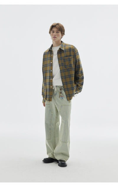 Camisa de Cuadros Vintage con Textura Brushed - Image 16