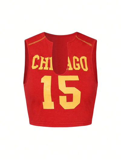 Musculosa Deportiva Personalizada Roja con Impresión Digital - Image 8