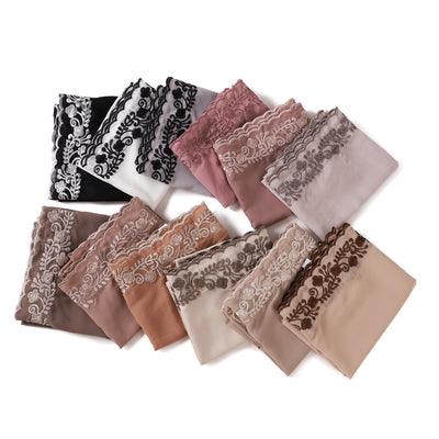 Pañuelo de Gasa Ligero en Colores Sólidos para Mujer - Image 51