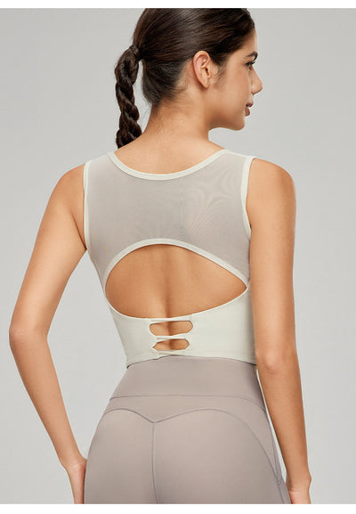 Top Deportivo con Malla Transpirable para Yoga - Image 20