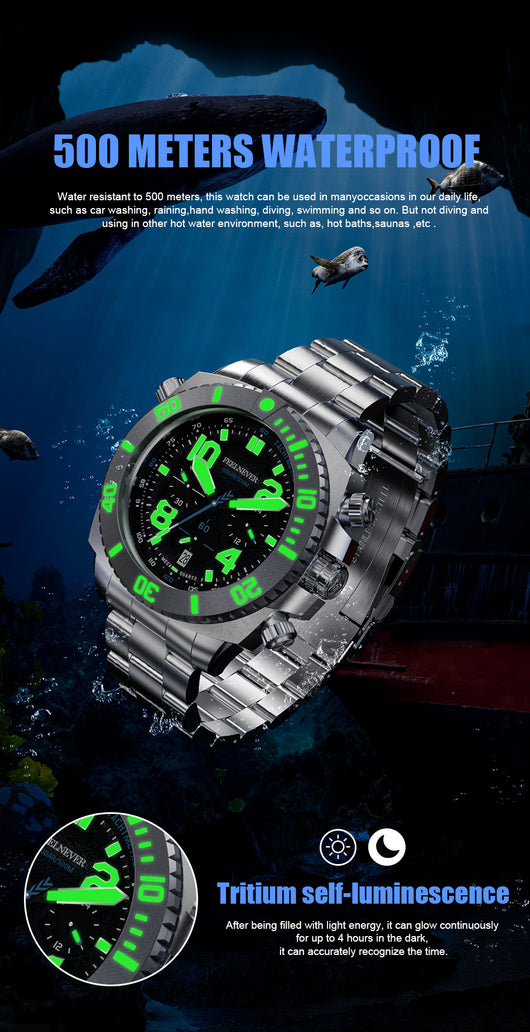 Reloj Mecánico para Hombre Profesional Luminoso Resistente al Agua - Image 36