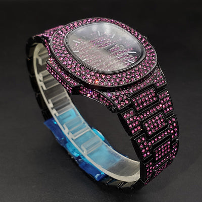 Reloj Hip Hop Diamantes Completos Rap Bling - Image 12