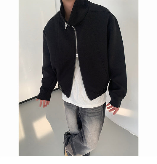 Chaqueta Minimalista para Pareja - Diseño Urbano Otoño - Image 49