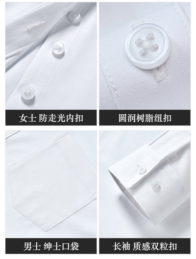 Camisa Profesional de Fibra de Bambú Blanca para Hombre - Image 16
