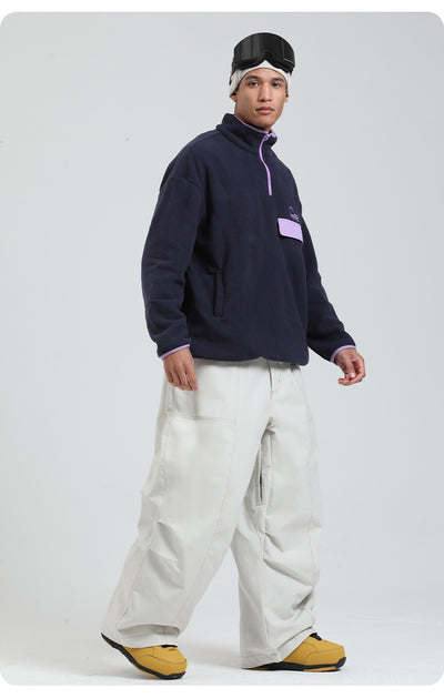 Pantalones de Esquí Impermeables Cortaviento con Pierna Ancha - Image 23