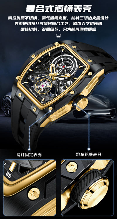 Reloj Automático de Acero Inoxidable con Caja Hueca para Hombre - Image 29