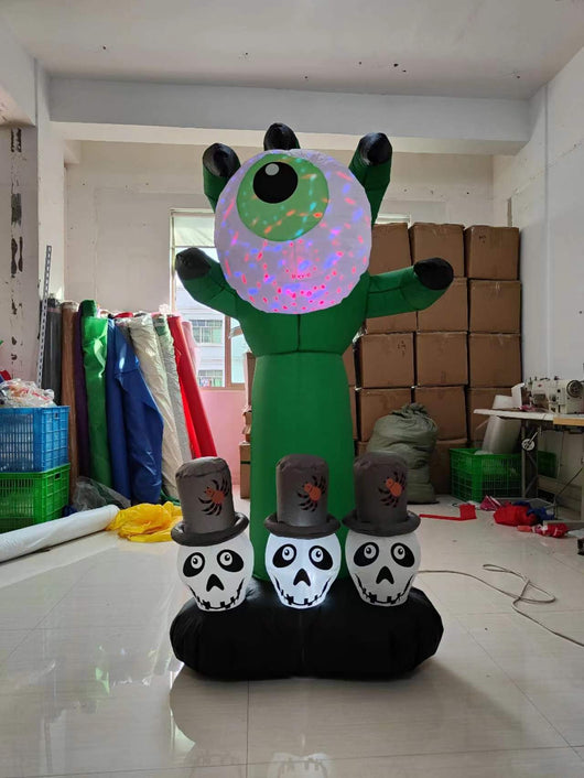 Ojos de Fantasma Flotantes para Halloween - Decoración de Terror Aéreo - Image 10