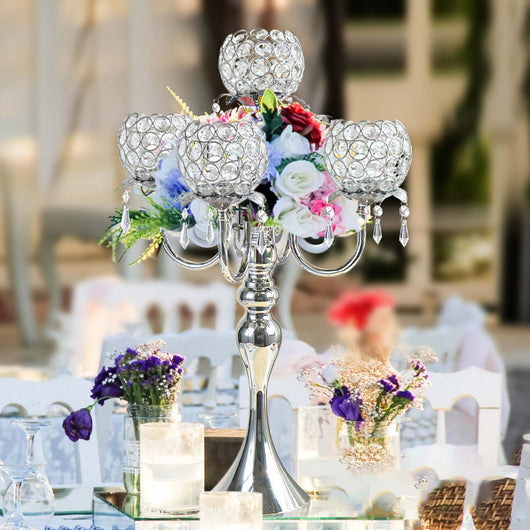 Candelabro de Cristal Luxury para Bodas y Eventos Elegantes - Image 11