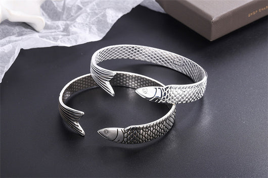 Pulsera de la Suerte JINLONGYU Abierta para Mujer - Image 14