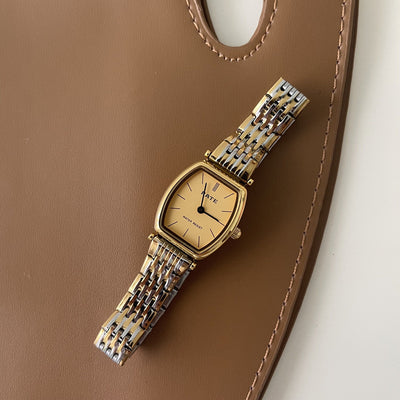 Reloj Mujer Acero Estilo Barril de Vino Retro - Image 12