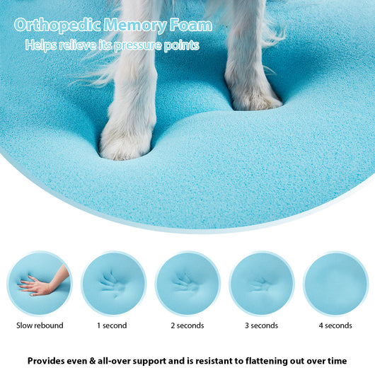 Cama Ortopédica para Mascotas con Espuma Viscoelástica Extraíble - Uso Todo el Año - Image 11