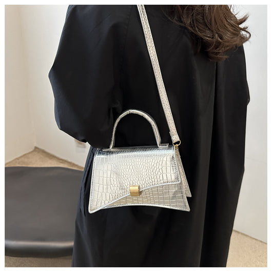 Bolso de Cuero PU Texturizado Casual para Mujer - Diseño Minimalista - Image 48