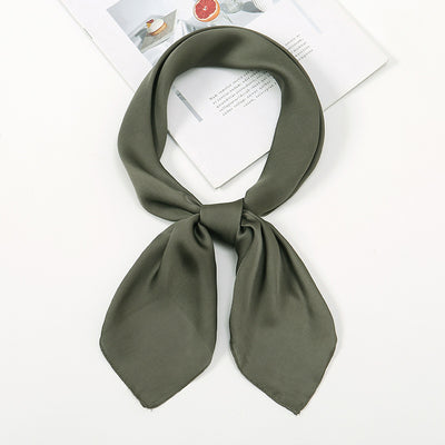Pañuelo de Satén Liso Versátil y Elegante - Image 41