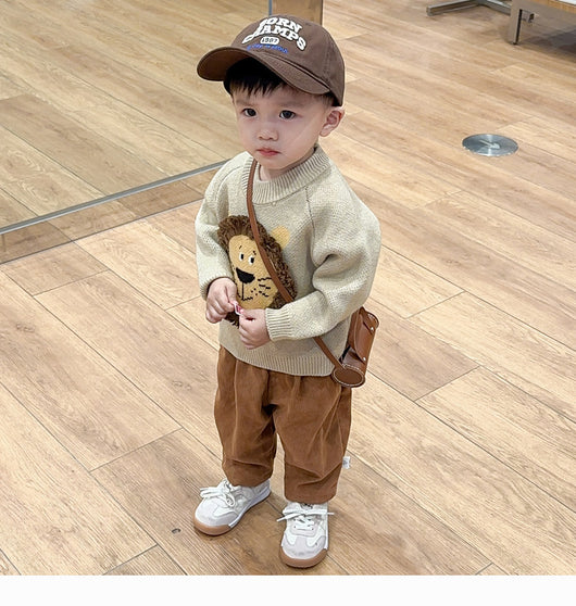 Suéter Pullover Coreano para Niños - Estilo Occidental - Image 10
