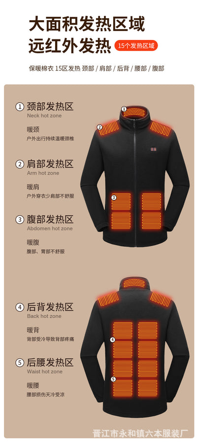 Chaqueta Térmica Inteligente Dual Zone para Montaña y Expediciones en Frío Extremo - Image 32