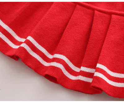 Conjunto Tejido Coreano para Niña: Blusa y Falda Coordinadas - Image 18