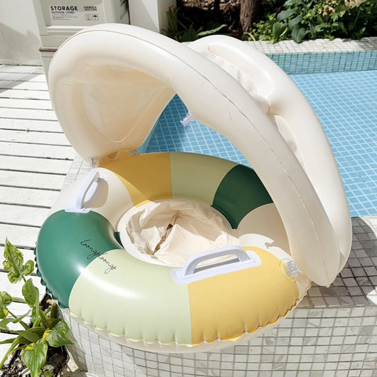 Flotador Anillo Parasol para Piscina con Pedestal - Image 32