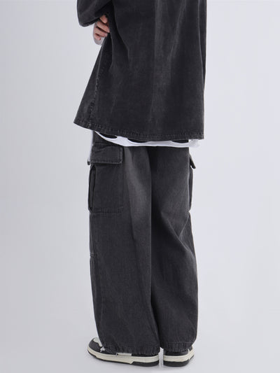 Jeans de Trabajo Holgados Efecto Desgastado - Image 8