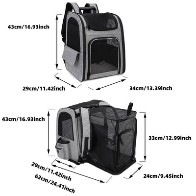 Bolsa Transportadora Extensible para Gatos - Portátil y Respirable - Image 12