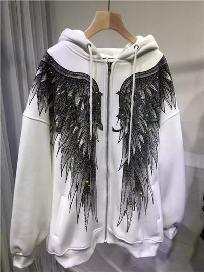 Abrigo Sudadera Acolchado de Lujo con Bordado Pesado y Detalles Brillantes - Image 19