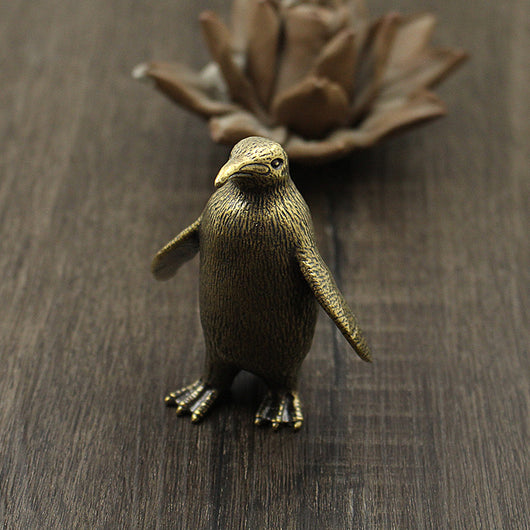 Ornamentos de Pingüino en Latón Macizo Grande - Image 16