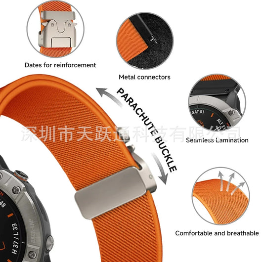 Correa de Reloj Elástica con Hebilla Ajustable Jiaming 22-26mm - Image 29