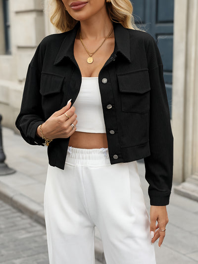 Chaqueta Corta Ajustada Reductora con Corte Impecable - Image 10