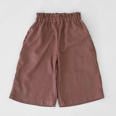 Pantalón Ancho de Lino y Algodón con Cintura Elástica - Image 51