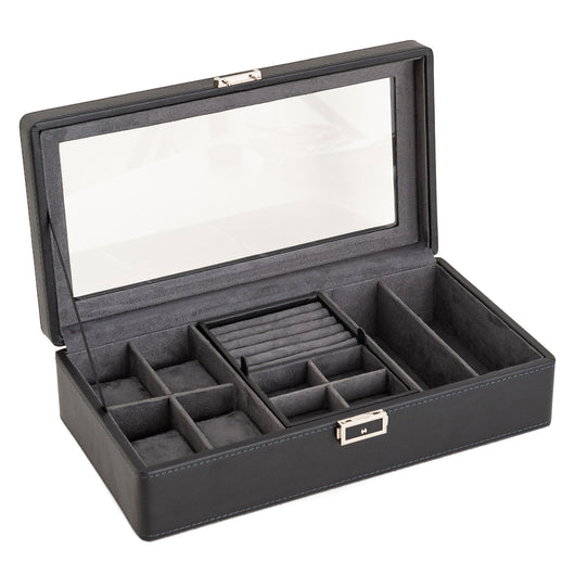 Caja de Almacenamiento para Relojes de Lujo con Patrón de Lichi - 3, 6 o 12 Compartimentos - Image 25