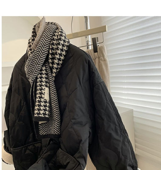 Abrigo Acolchado Mujer Estilo Holgado con Diseño Diamante Cosido - Image 26
