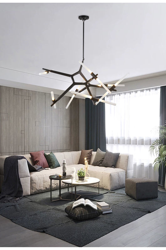 Lámpara Colgante Minimalista de Diseño Irregular para Sala y Comedor - Image 15