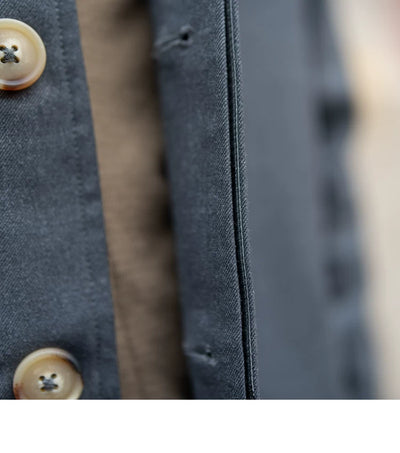 Abrigo Trench de Lana Sencillo Elegancia Atemporal - Image 33