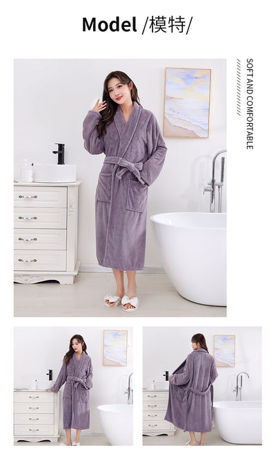 Toalla de Baño Coral Fleece Tamaño Plus - Súper Absorbente y Secado Rápido - Image 42
