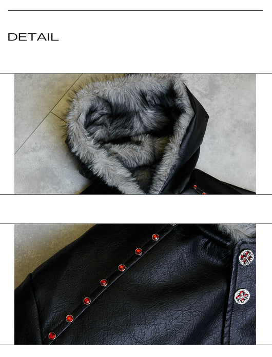 Abrigo de Invierno para Hombre con Forro Polar y Cuello de Piel - Image 17