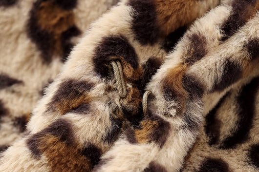 Abrigo Leopardo Efecto Pelaje Sintético Largo Medio - Image 9