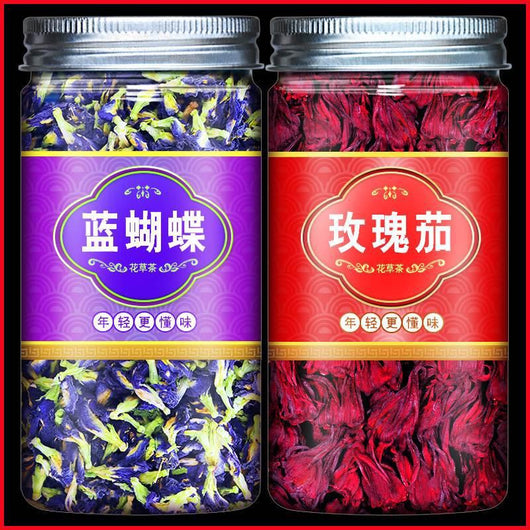 Flores de Ternatea y Rosela Deshidratadas 500g Comestibles - Image 21