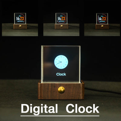 Reloj de Cristal Grande con Animación y Adornos Decorativos - Image 20