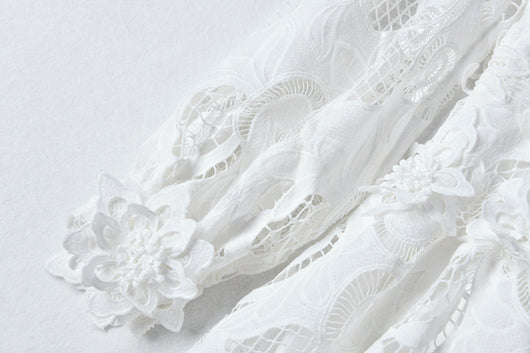 Vestido Hueco Bordado Cintura Esbelta para Mujer - Image 16