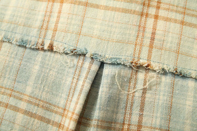 Camisa Retro de Manga Larga con Costuras y Lavado Vintage - Image 20