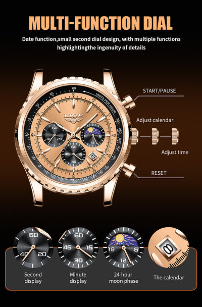 Reloj Deportivo Multifuncional Resistente al Agua para Hombre - Image 14