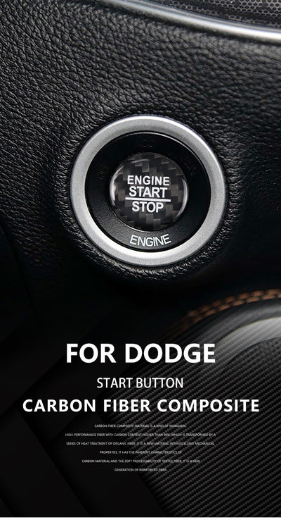 Pegatinas Decorativas de Fibra de Carbono para Encendido Dodge Challenger - Image 13