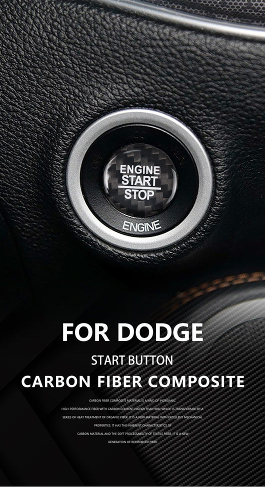 Pegatinas Decorativas de Fibra de Carbono para Encendido Dodge Challenger - Image 13