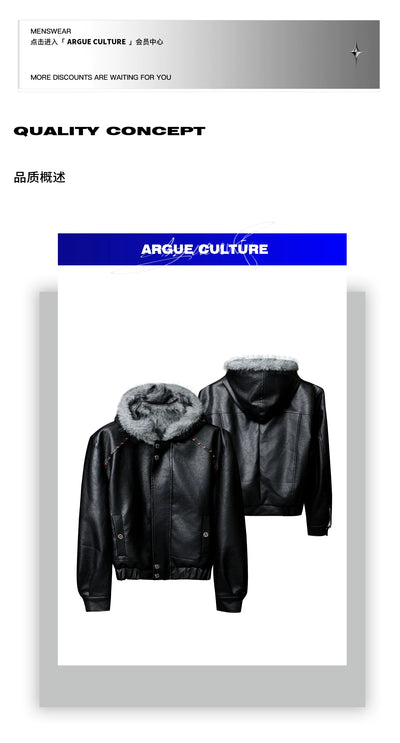 Abrigo de Invierno para Hombre con Forro Polar y Cuello de Piel - Image 9