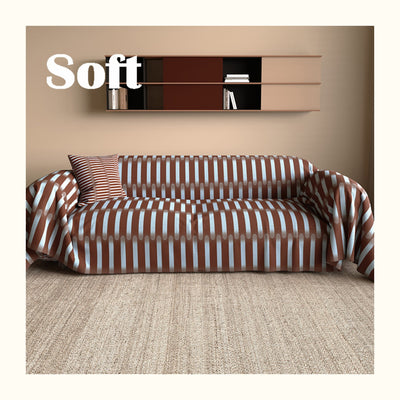 Funda Protectora de Sofá a Rayas - Manta Multiusos para Sala - Image 26